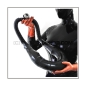 Preview: Deluxe heavyrubber gasmask-zipperhood-system with neckrespirator-rubbersmell-bag-set